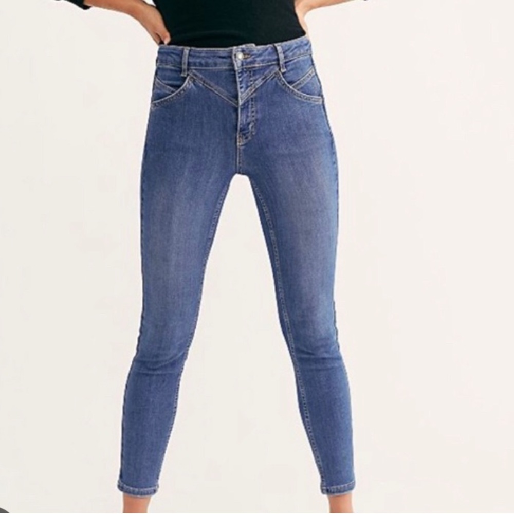 Free people | skinny jeans | Riley Seamed Skinny Jean Size 26